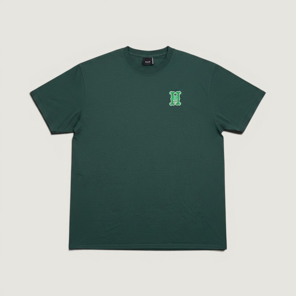 HUF x Thrasher Worldwide T-Shirt Green Large